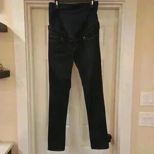 H&M Mama Womens Maternity Skinny Leg Jeans size 10 Dark Wash